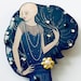 Stunning FLAPPER Princess! VINTAGE Flapper ILLUSTRATION. 1920s Deco ...