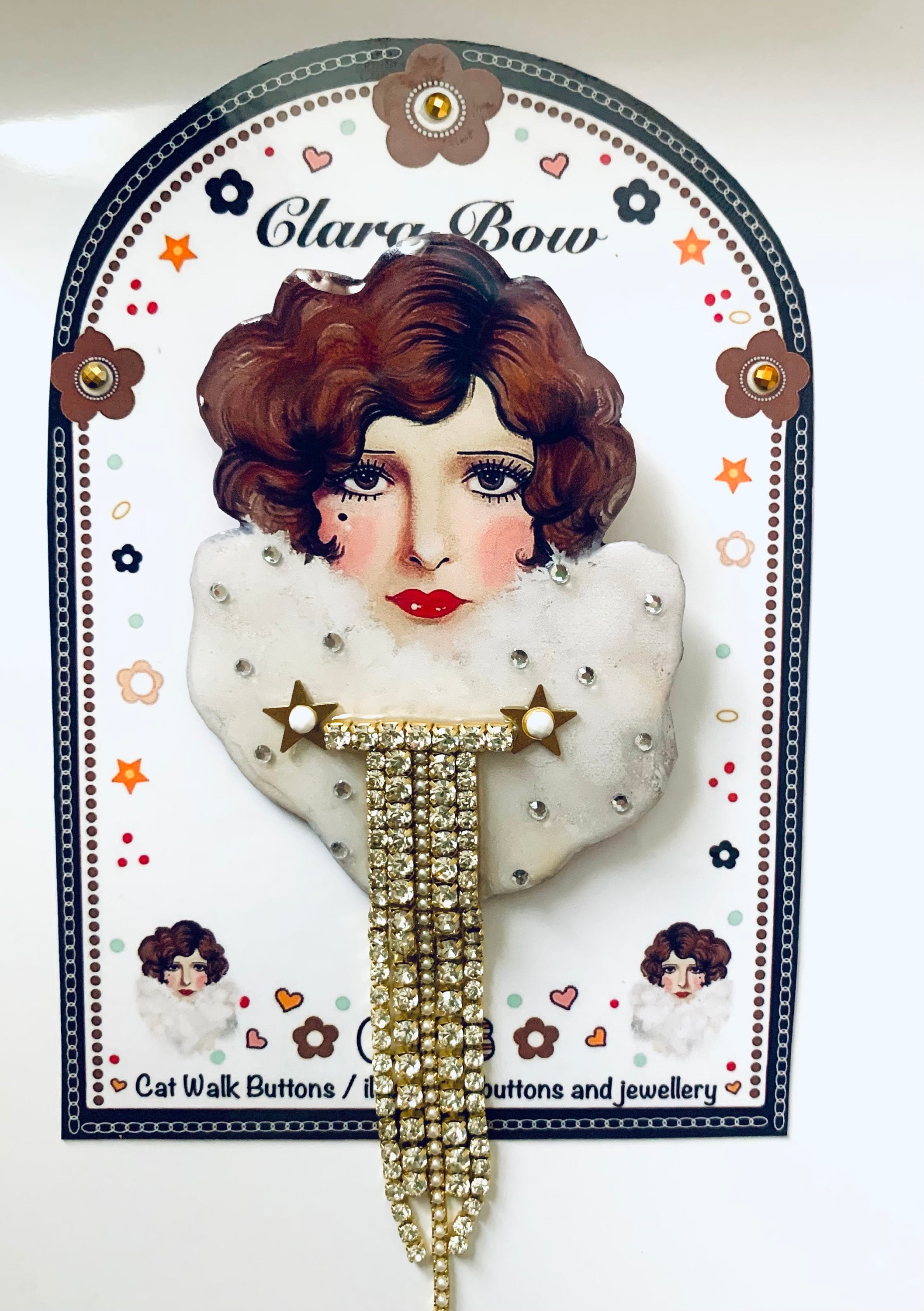 Hollywood Brooch - Etsy