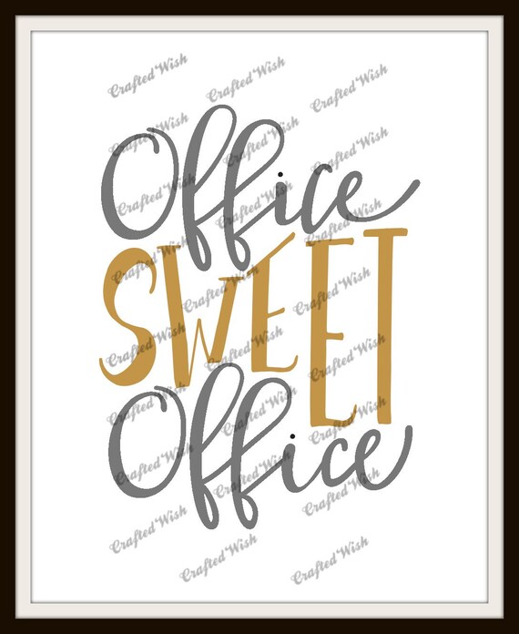 Download Office sweet Office SVG cut files download Cameo Cricut | Etsy