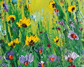 ひまわりの花束 - クロード・モネの手描き油絵の複製、6 つの花の静物