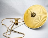Vintage Wall Lamp, Pull Down, Tole, Counter Balance, 1960s, Bed Side