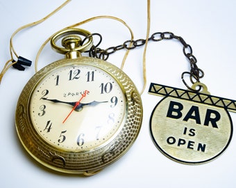 spartus wall clock etsy