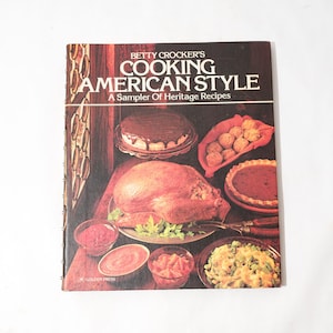 Libro de cocina vintage, Betty Crocker's Cooking American Style, primera edición, 1975