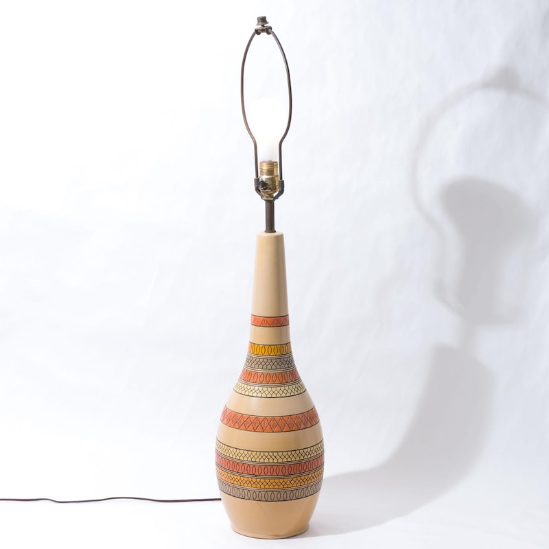 Mid Century Modern Table Lamp - Etsy