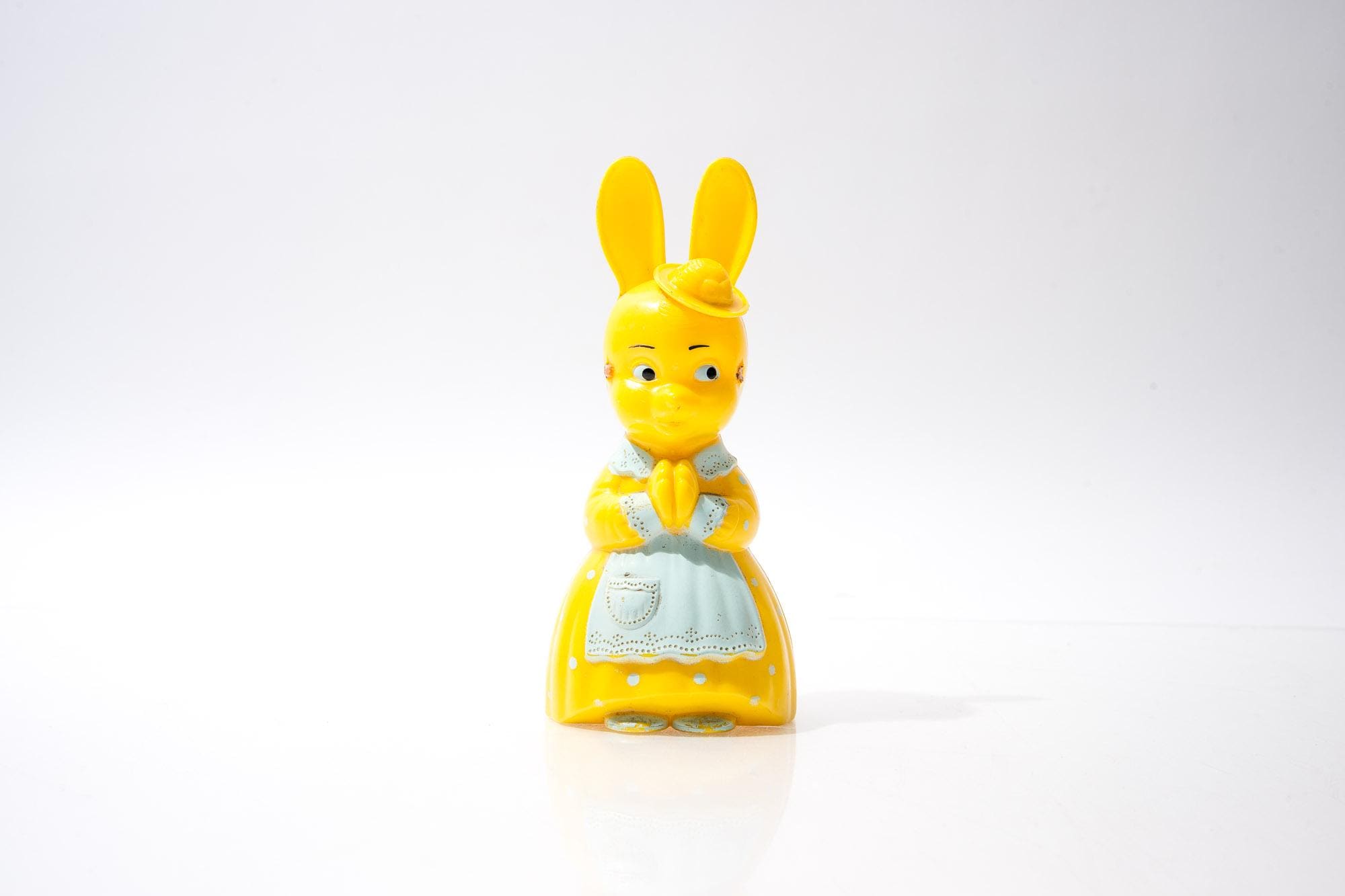 Vintage Knickerbocker Plastic Bunny - Etsy