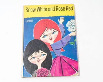 Vintage Snow White and Rose Red, Hardcover, 1966
