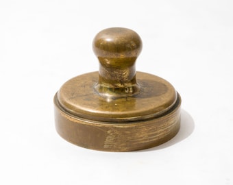 Antique Brass Weight, Apothecary Weight, Balance Scale, Paperweight