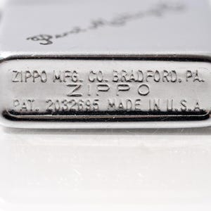 Vintage 1947-1948 Zippo Feuerzeug – Perot Malting Co. Werbung – Voll funktionsfähig mit Originaleinsatz! Bild 8