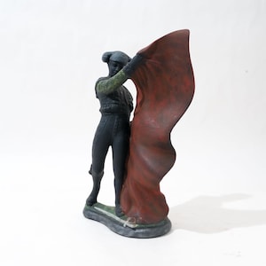 Vintage Ceramic Bullfighter, Matador, 11 Inches Tall, 1960s, 1970s