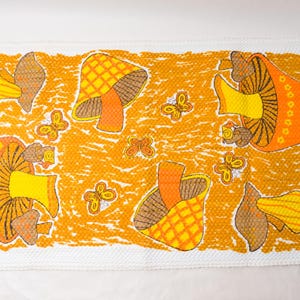 Vintage Merry Mushroom Rug, Tapestry, NOS, SOLD INDIVIDUALLY