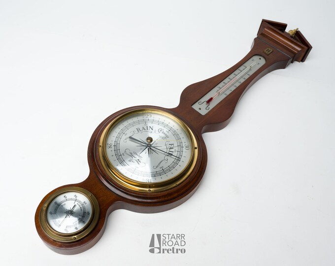 Vintage Howard Miller Mid Century Wall Barometer, Weather Station ...