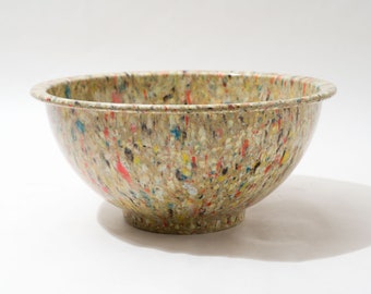 Vintage Splatter Bowl, Confetti, Texasware, 118