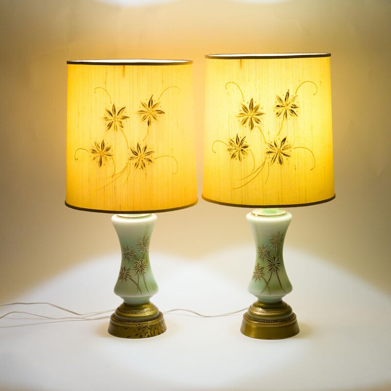 Vintage Table Lamp - Etsy