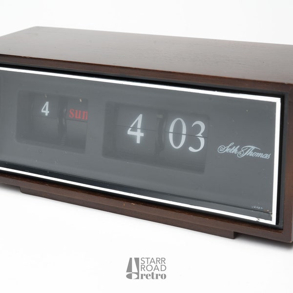 Vintage Flip Clock Etsy