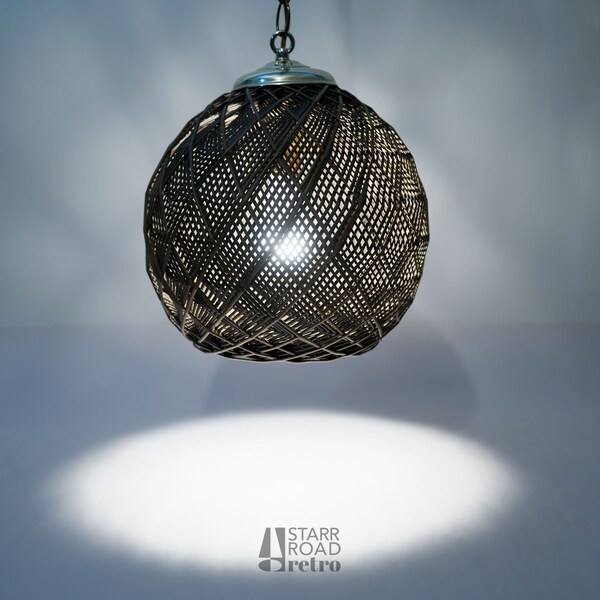 Wicker Swag Lamp Etsy