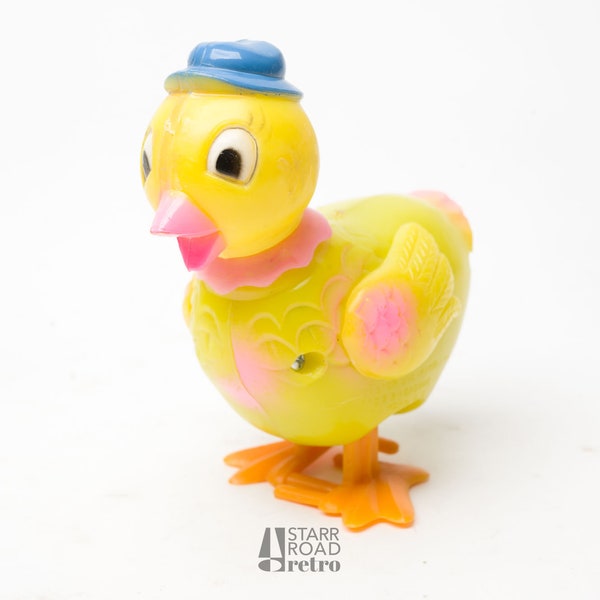 Vintage Wind Up Duck Toy, Easter Unlimited