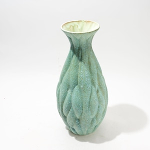 Vintage Haeger Vase, Green, Textured, Mid Century