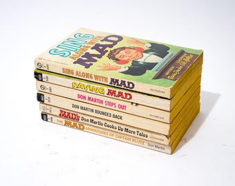 Vintage Retro MAD Magazine Paperback, Choose Your Copy, 1960s 1970s