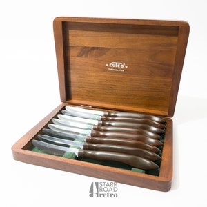 Set of Cutco Steak Knives, 8 Knives and Box, No. 1058 