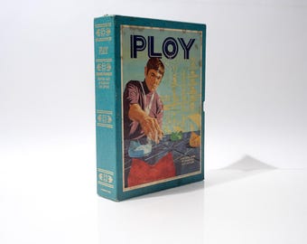 Vintage 1970 Ploy 3M Bookshelf Game Mid-Century Abstract Strategy Complete