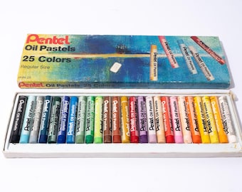Vintage Oil Pastels, Pentel, 25 Colors