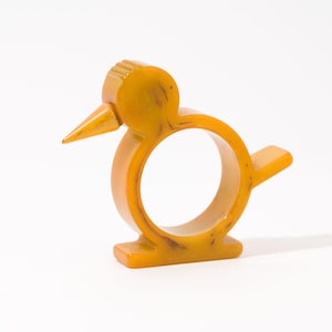 Bakelit Serviettenhalter, Vogel, Küken, Vintage
