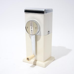 Vintage Ice-O-Mat Ice Crusher, Hand Crank, Wall Mount, 1950s