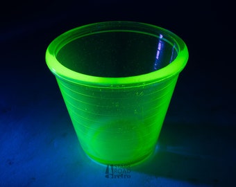 Vintage Uranium Glass Measuring Cup, Green, Smith