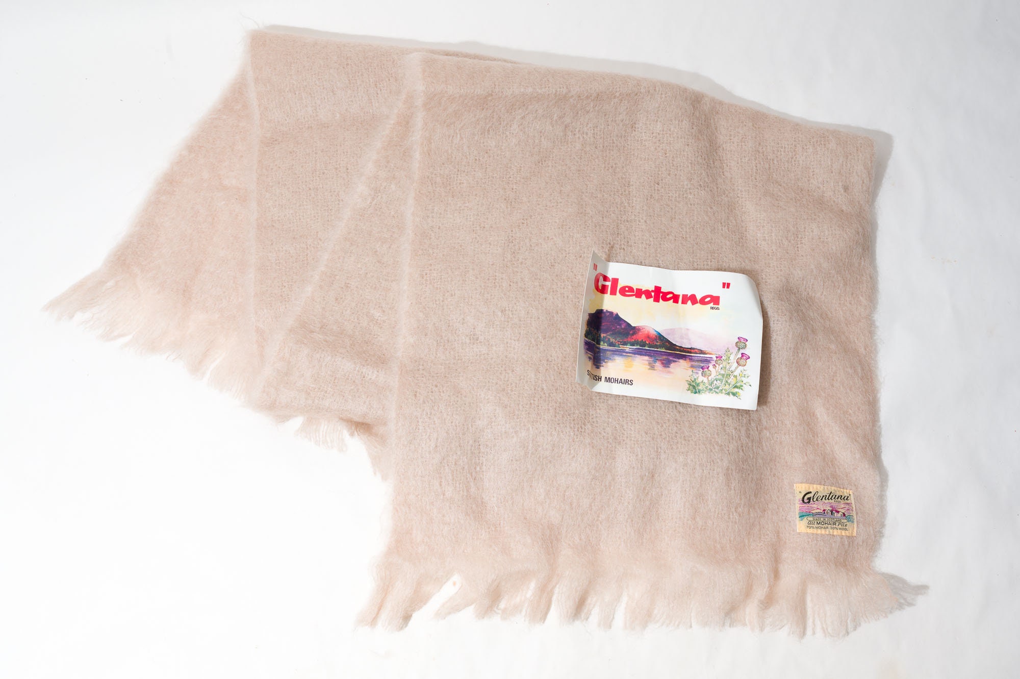 GLEN CREE モヘヤブランケット(L) GLEN CREE モヘヤブランケット(L)