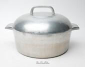 Vintage Wagner Ware Magnalite, 4248-M Heavy Cast Aluminum Dutch Oven, Roasting Pan, Sydney-O, 5 Quart