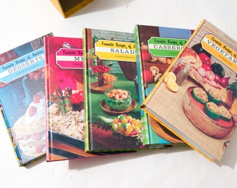 Mid Century Cookbook, Favorite Recipes of America, Five Volume Set, 1968