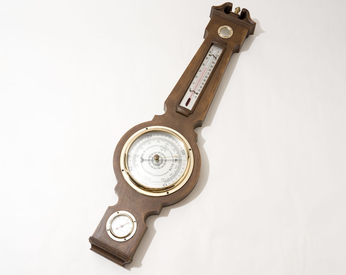 Vintage Banjo Style Weather Station, by Springfield, Barometer ...