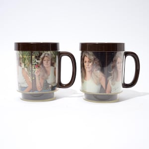 Vintage Farrah Fawcett Mug, 1977, Thermo-Serv, SOLD SEPARATELY