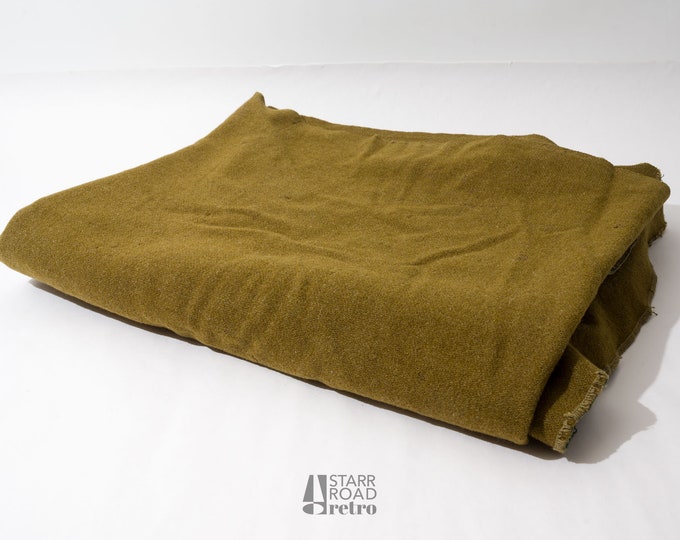 Vintage Wool Military Blanket, Olive Drab, Army, No Tag, Some Vintage Repairs Etsy
