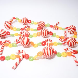 Vintage Candy Garland, Life Savers, Popcorn, Vintage Christmas