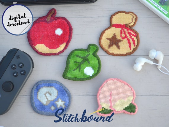 Pate Mini Cross Stitch Pattern DIY Pins and Patches Digital Download