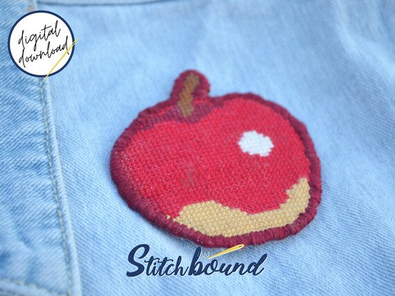 Pate Mini Cross Stitch Pattern DIY Pins and Patches Digital Download