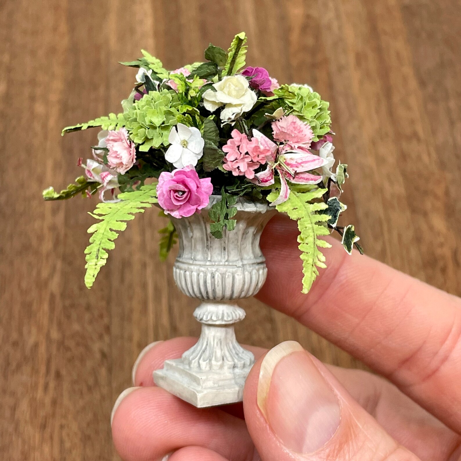 Miniature Handmade Flower Arrangement 1/12 Scale Etsy