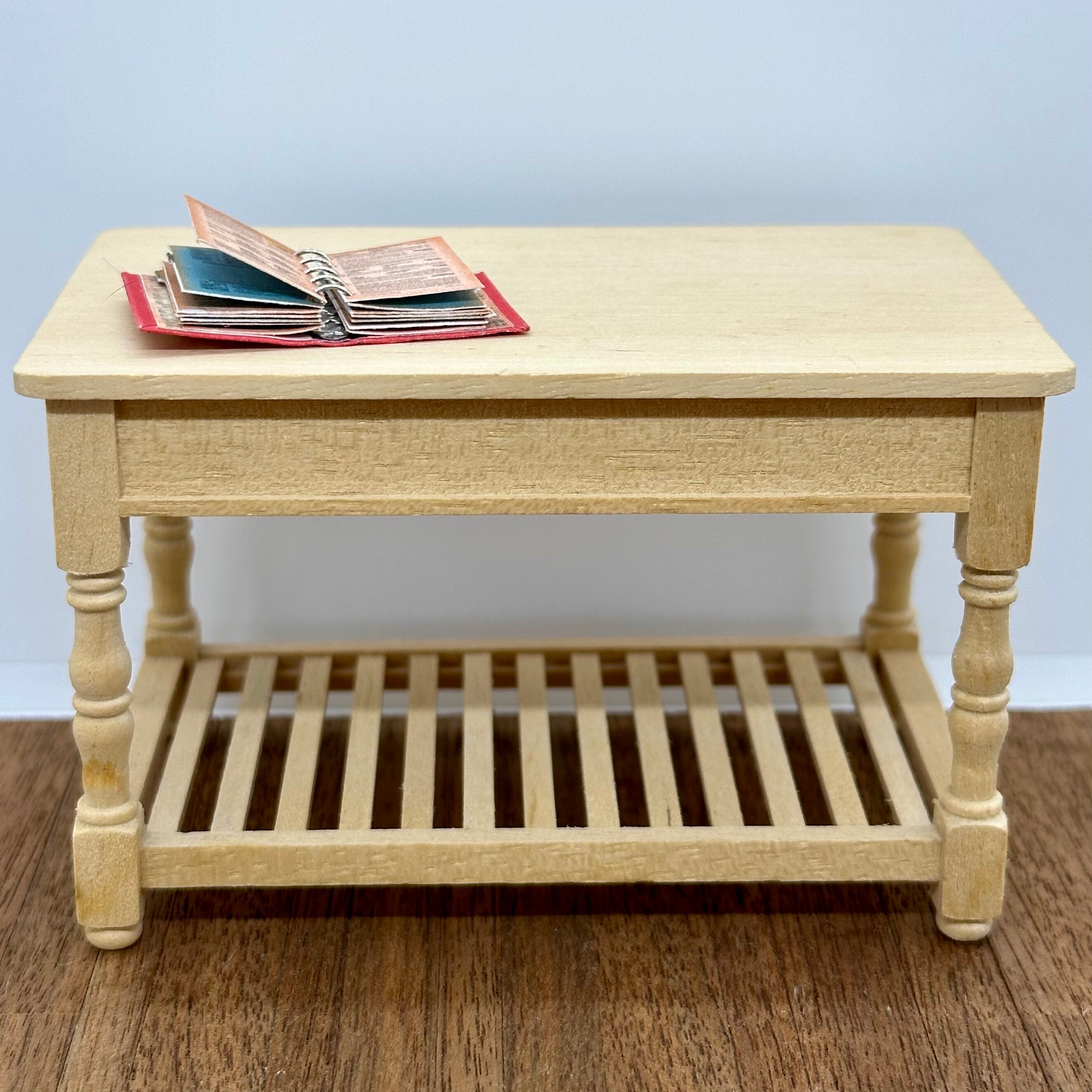 Miniature Handmade Cookbook With Turning Pages, 1/12 Scale - Etsy