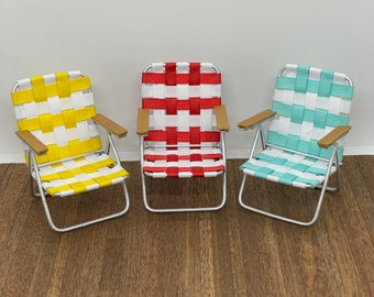 Miniature Handmade Retro Lawn Chair, 1/12 Scale - Etsy