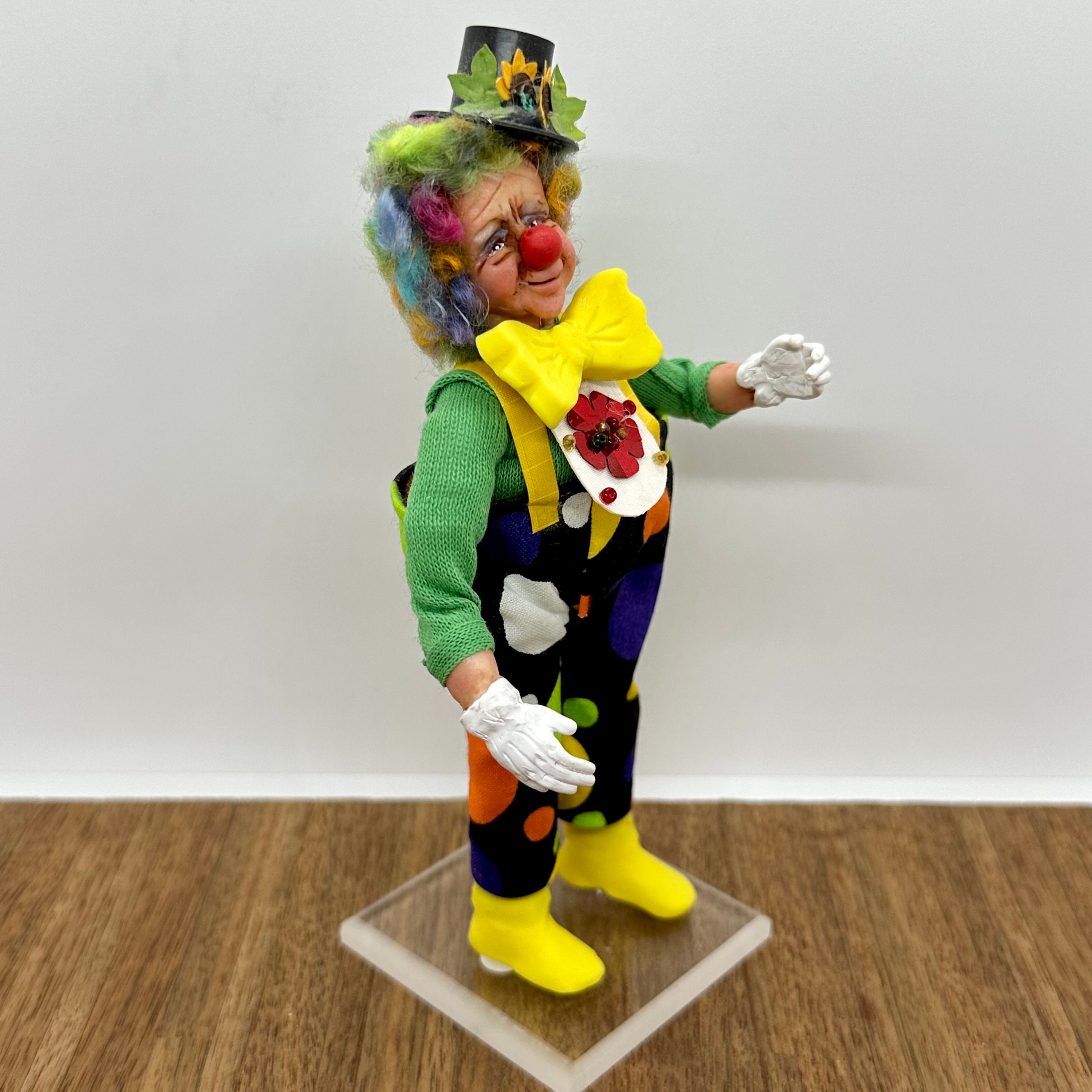 ミニチュア手作りピエロ人形、1/12スケール - Etsy 日本