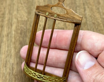 Miniature handmade cane stand, 1/12 scale