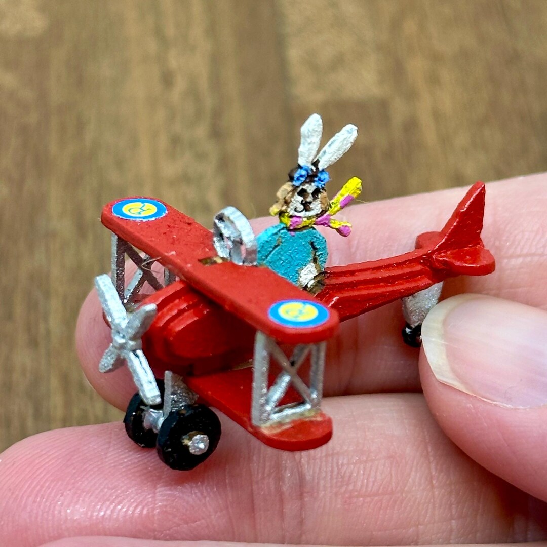 Miniature Handmade Flying Rabbit Toy in Box, 1/12 Scale - Etsy