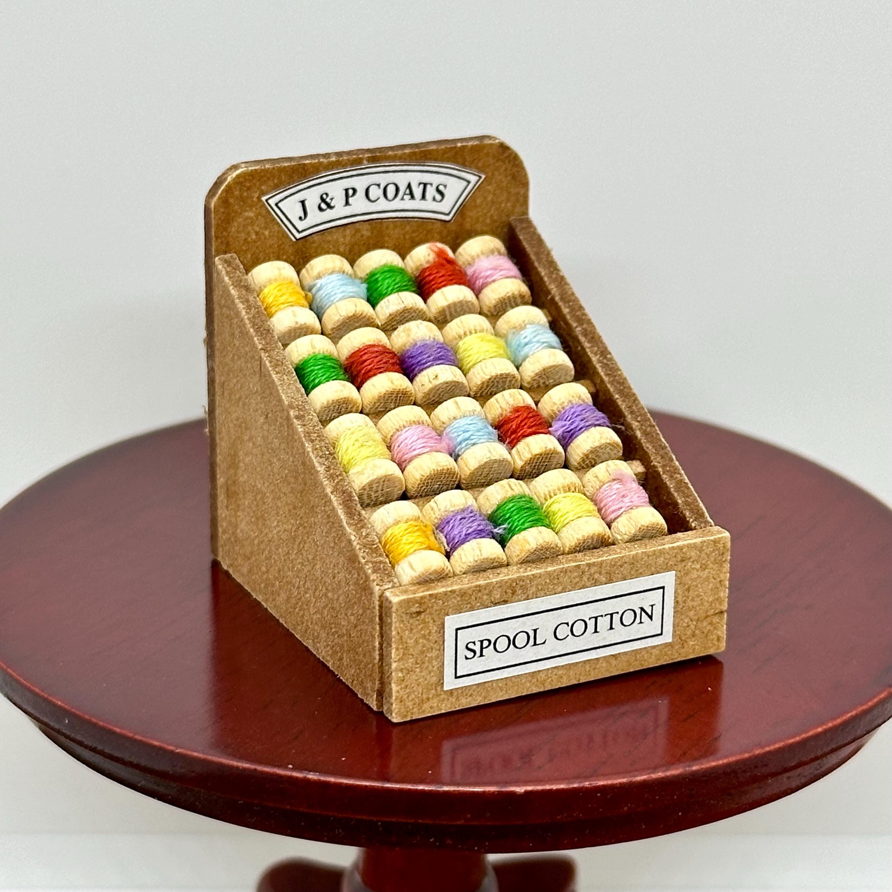 Signature Thread Display Miniature Handmade Sewing Thread Display, 1/12 Scale - Etsy