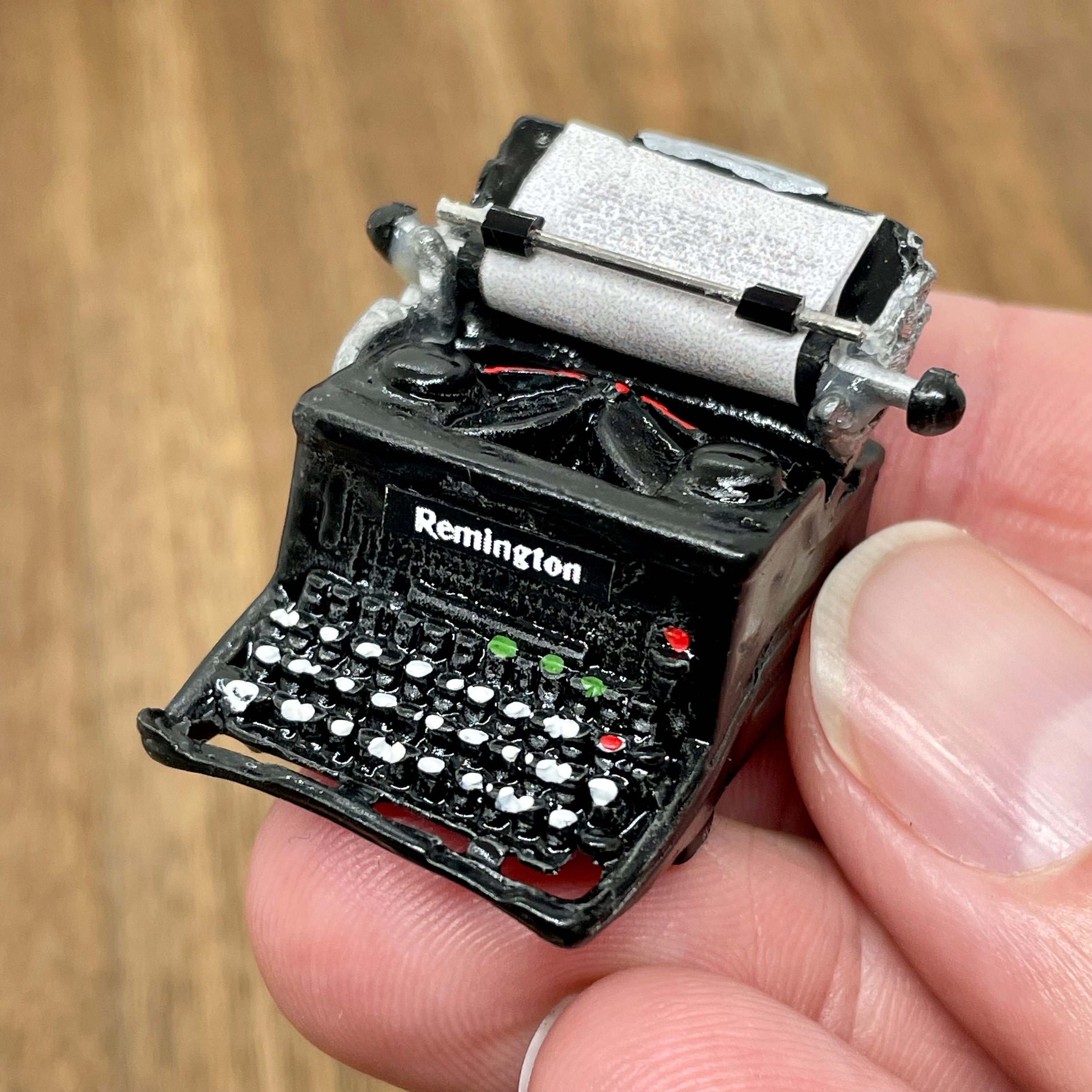 Miniature Handmade Vintage Typewriter 1/12 Scale 