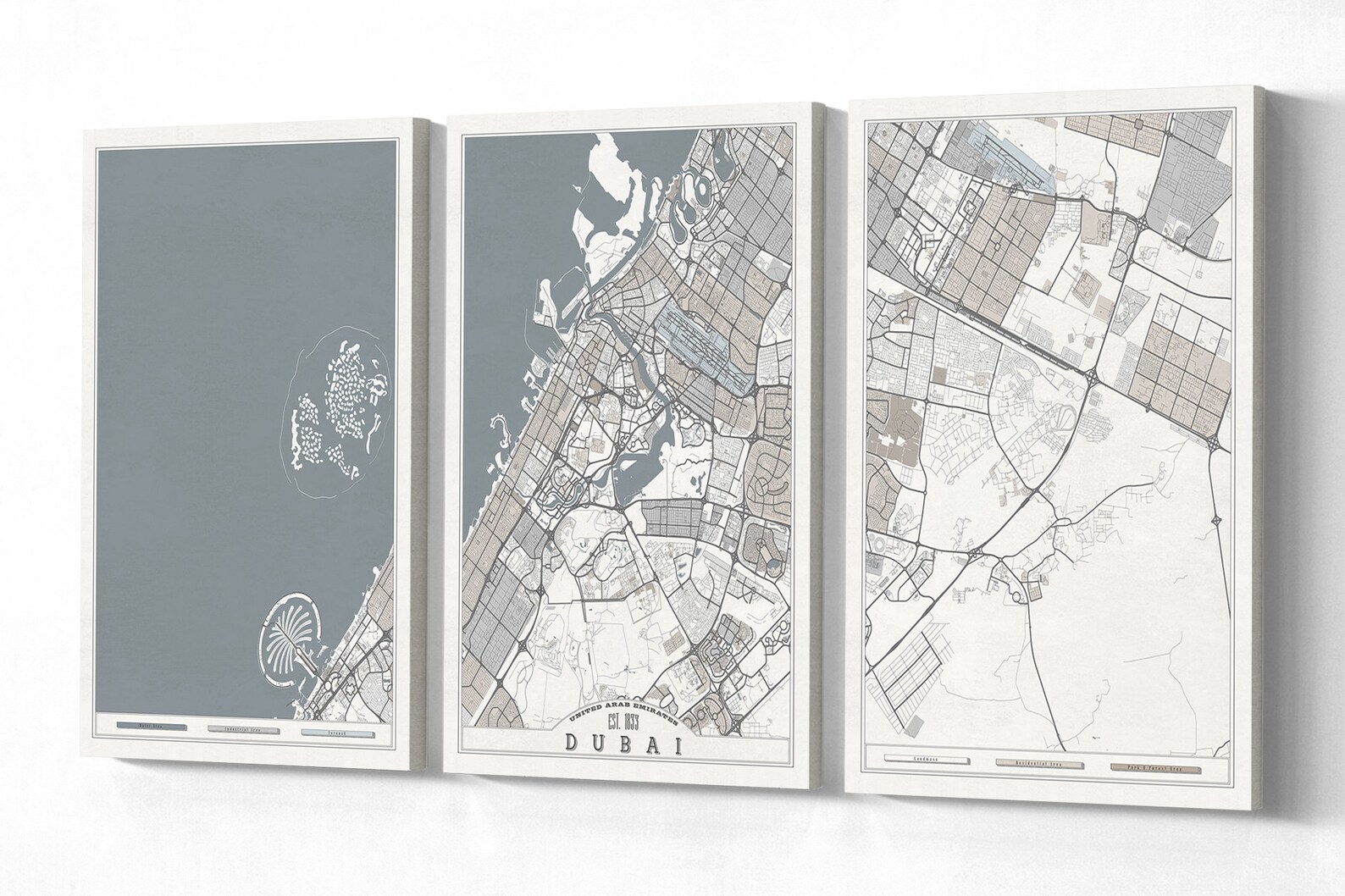 DUBAI UAE Canvas Print Large Wall Art United Arab Emirates | Etsy