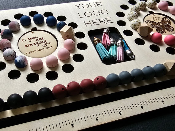 Wristlet Maker | Silicone Bead Organizer | Jewelry Making | Bead Mock Up Tool
