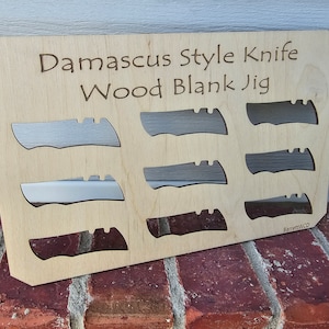 Damascus Jig | Laser File| Knife Jig | Knife blanks