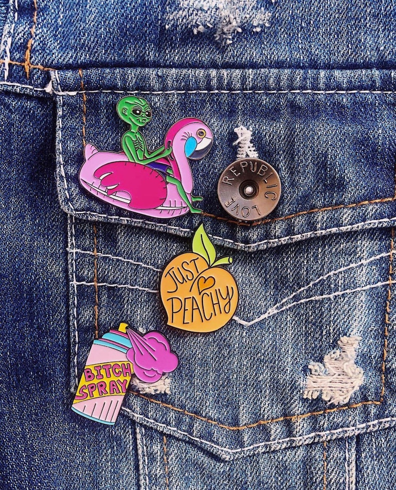 Boho Enamel Pins Cute Pins Funny Pins Animal Enamel Pin Etsy