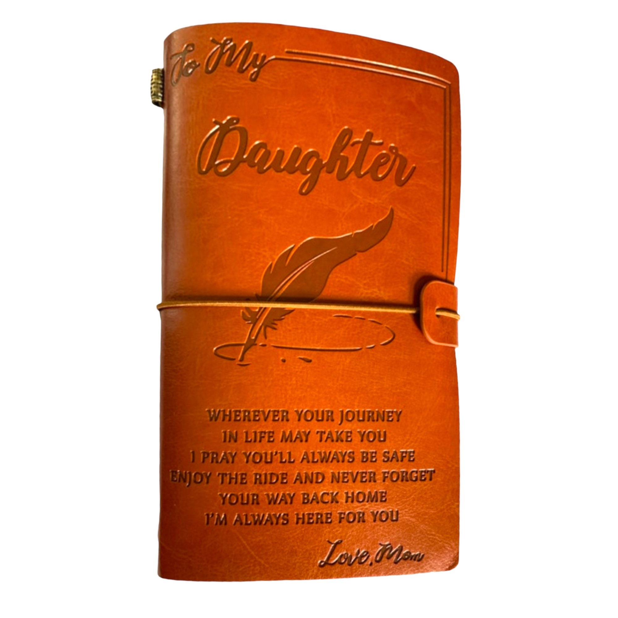 Leather Bound to My Daughter Diary Journal Handcrafted Love Etsy